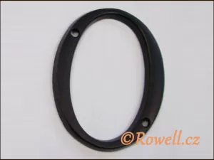 C1    Číslice 80mm černá '0'