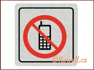 CPP  'Zákaz telefon '  /nerez/