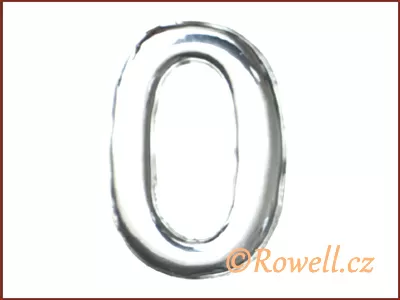 C37 Číslo 37mm stříbr. '0' rowell
