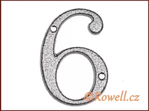 C1    Číslice 80mm k.stř. '6'