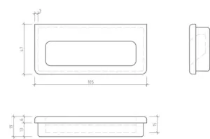 12091 - úchytka zadl. dřevo buk 105x41x13mm