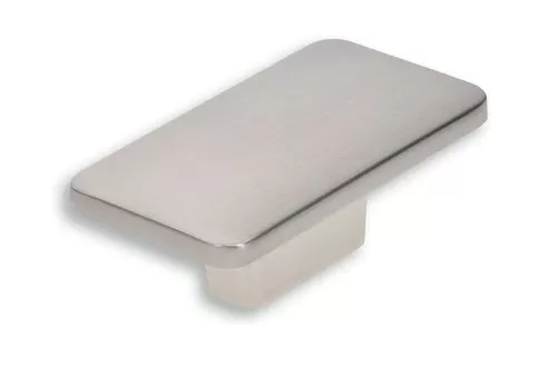 14045 - Kovová knopka 58x33mm / broušený nikl 12
