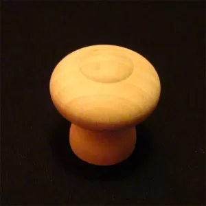 48005 dřevěná knopka pr. 34mm / přírodní buk