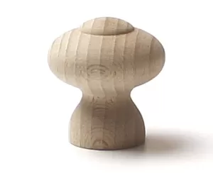 48005 dřevěná knopka pr. 34mm / přírodní buk