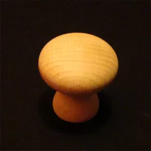 48006 dřevěná knopka pr. 34mm / přírodní buk