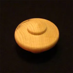 48052 dřevěná knopka pr. 40mm / přírodní buk