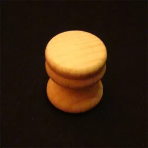 48056 dřevěná knopka pr. 25mm / přírodní buk
