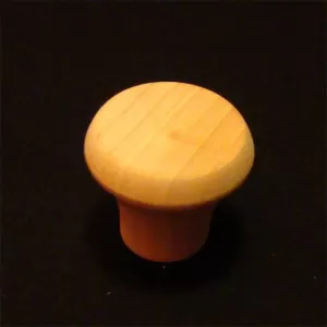 48072 dřevěná knopka pr. 34mm / přírodní buk