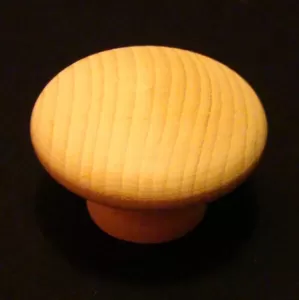 48074 dřevěná knopka pr. 56mm / přírodní buk