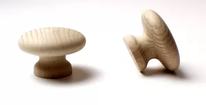 48074 dřevěná knopka pr. 56mm / přírodní buk