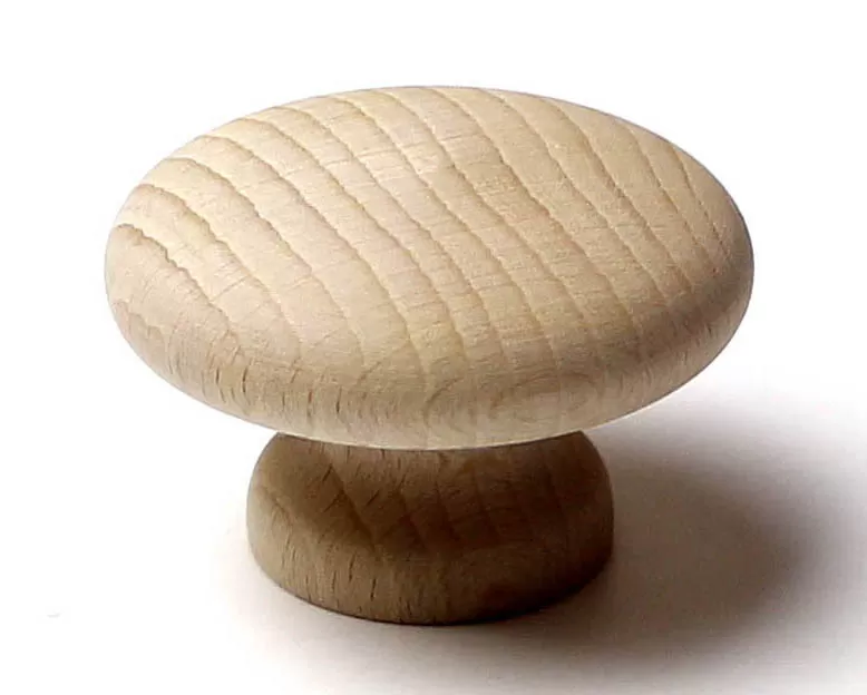 48074 dřevěná knopka pr. 56mm / přírodní buk