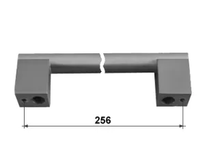 63494 - PALOMA úchytka 256mm broušený nikl
