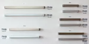 770024 - úchytka rozteč 256mm / Matný broušený n