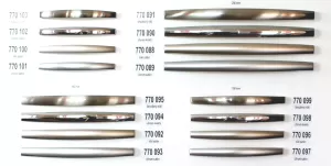 770088 - úchytka rozteč 256mm / Satén nikl