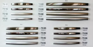770100 - úchytka rozteč 128mm / Satén nikl