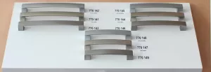 770149 - úchytka rozteč 128mm / Broušený nikl