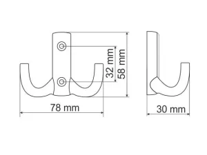 770209 - Věšák kov mat br.nikl-