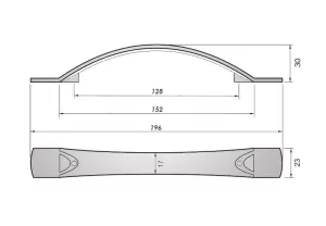770368 - úchytka 128mm / satén nikl