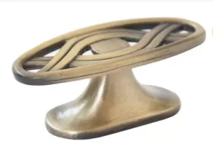81039 - knopka  25x55mm  propletená/staromosaz