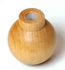 88007 - KD30 knopka dřevo / natur lak