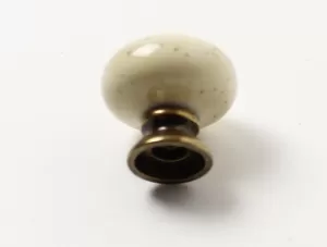 91023 - Knopka 26mm, porcelán / staromos./pepř