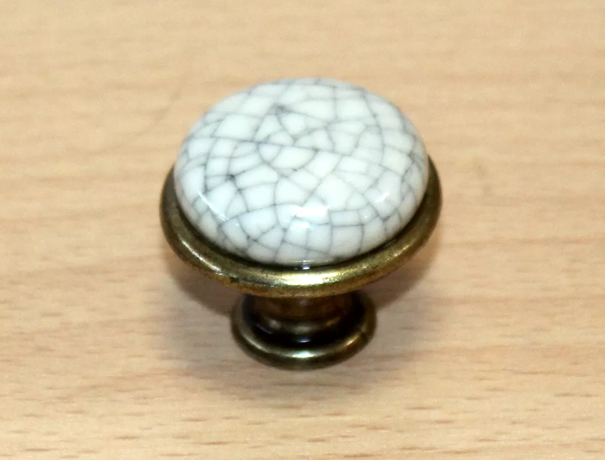 11029 knopka 29mm staromosaz-porcelán/popraskaný