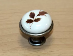 11037 knopka 29mm nikl-porcelán/podzim