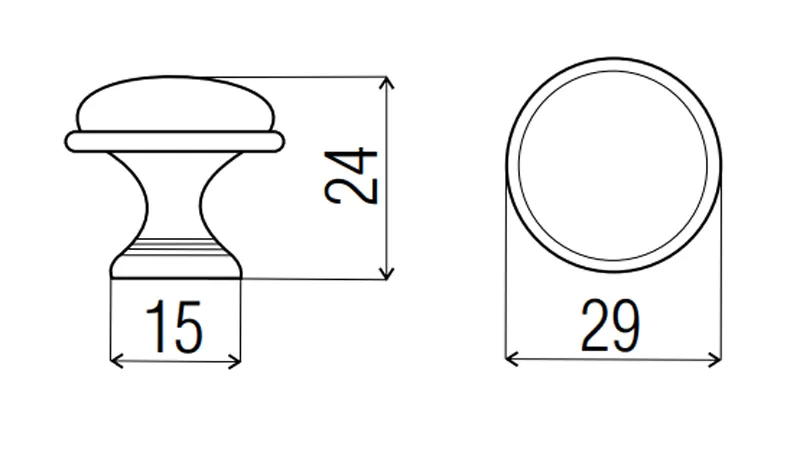 11045 knopka 29mm zinek-porcelán/popraskaný