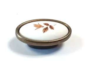91462 - Knopka porcelán 33x57 podzim/ staromosaz