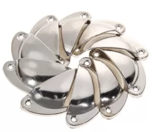 97003 - mušle kov 64mm - stříbrná