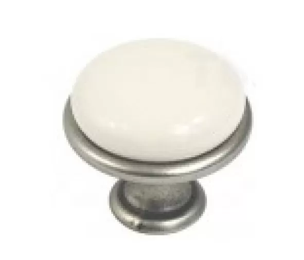 17020 - OLIN 29mm starostříbro/ porcelán