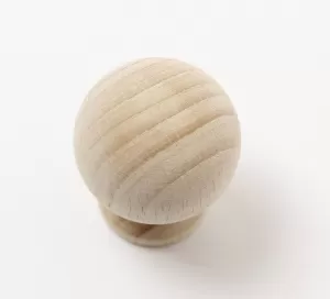 48001 knopka dřevěná 34mm / přírodní