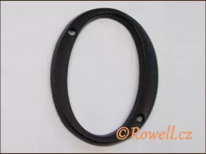 C1    Číslice 80mm černá '0'