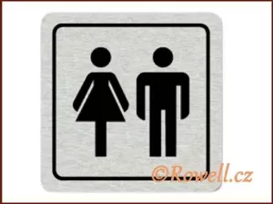 CPP  'WC Dámy+Muži'  /nerez/