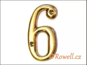 C2s   Čísélko zlaté  '6'
