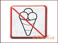 NZ 'Zákaz zmrzlina' /stříbrná