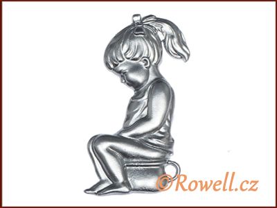 ST5 WC panenka stříbrná rowell